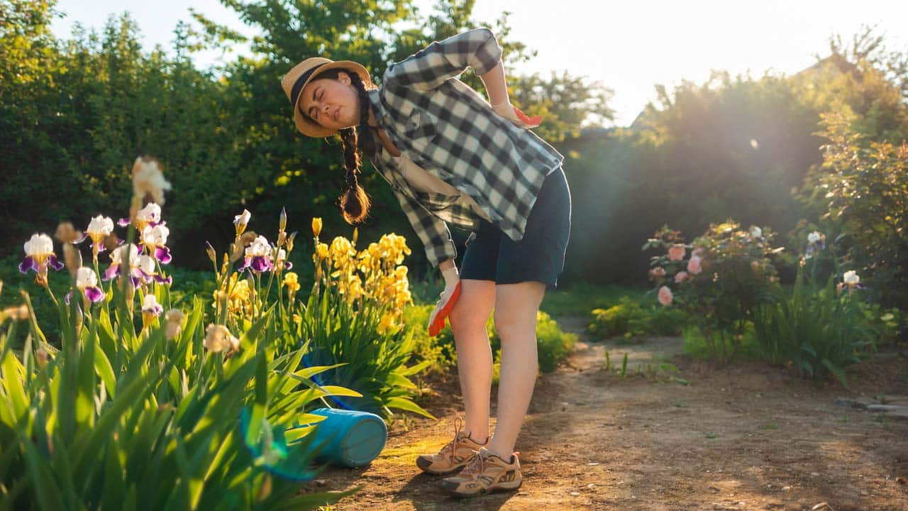 Gartenarbeit und Rückenschmerzen: So schonst Du Deinen Rücken